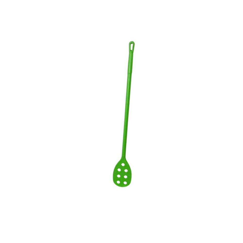 Spatula cu gauri, metal detectabila - Detectamet verde 