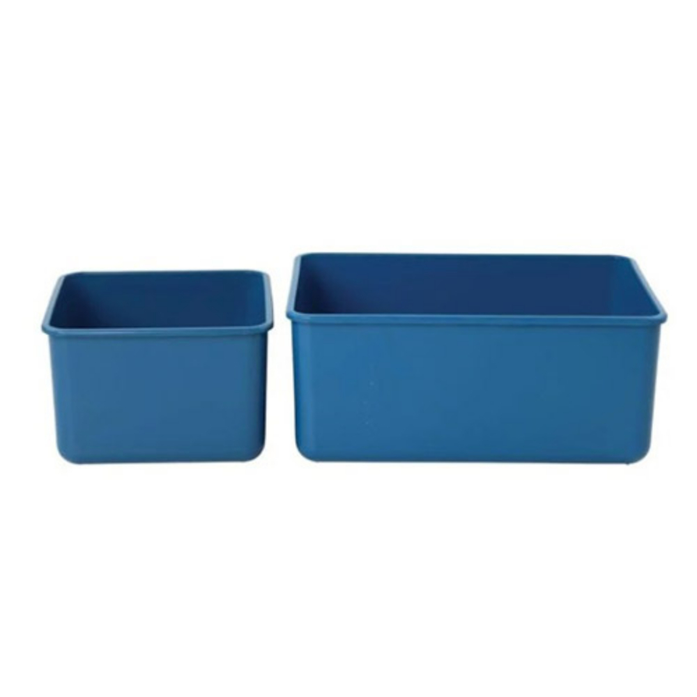 Container metal detectabil depozitare materii prime (5 bucati/set) - Detectamet 117 x 117 x 74 mm