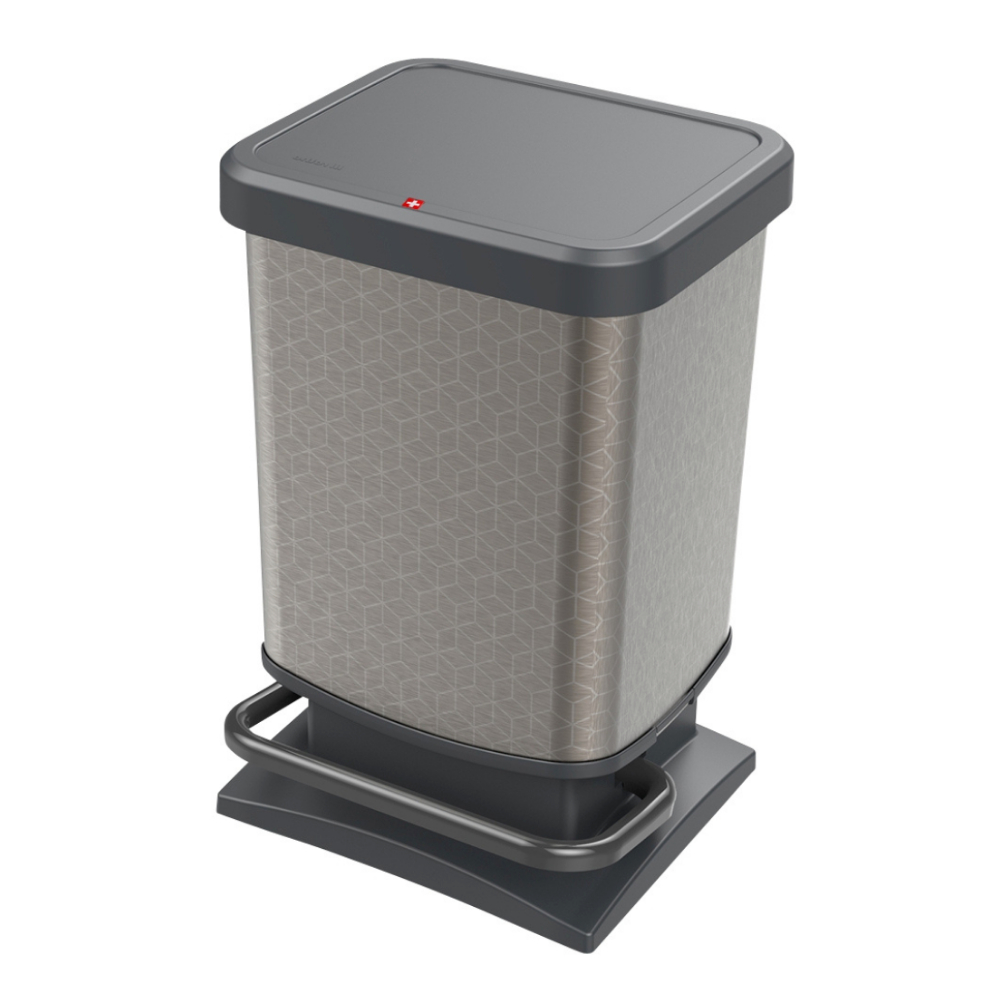 Coș de gunoi PASO - Rothopro 20l gri inchis 