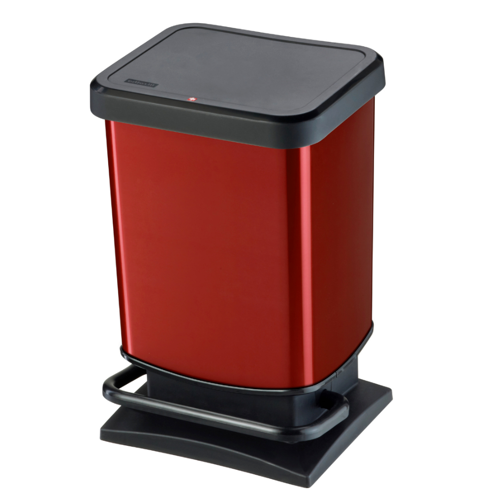 Coș de gunoi PASO - Rothopro 20l rosu-caramiziu 