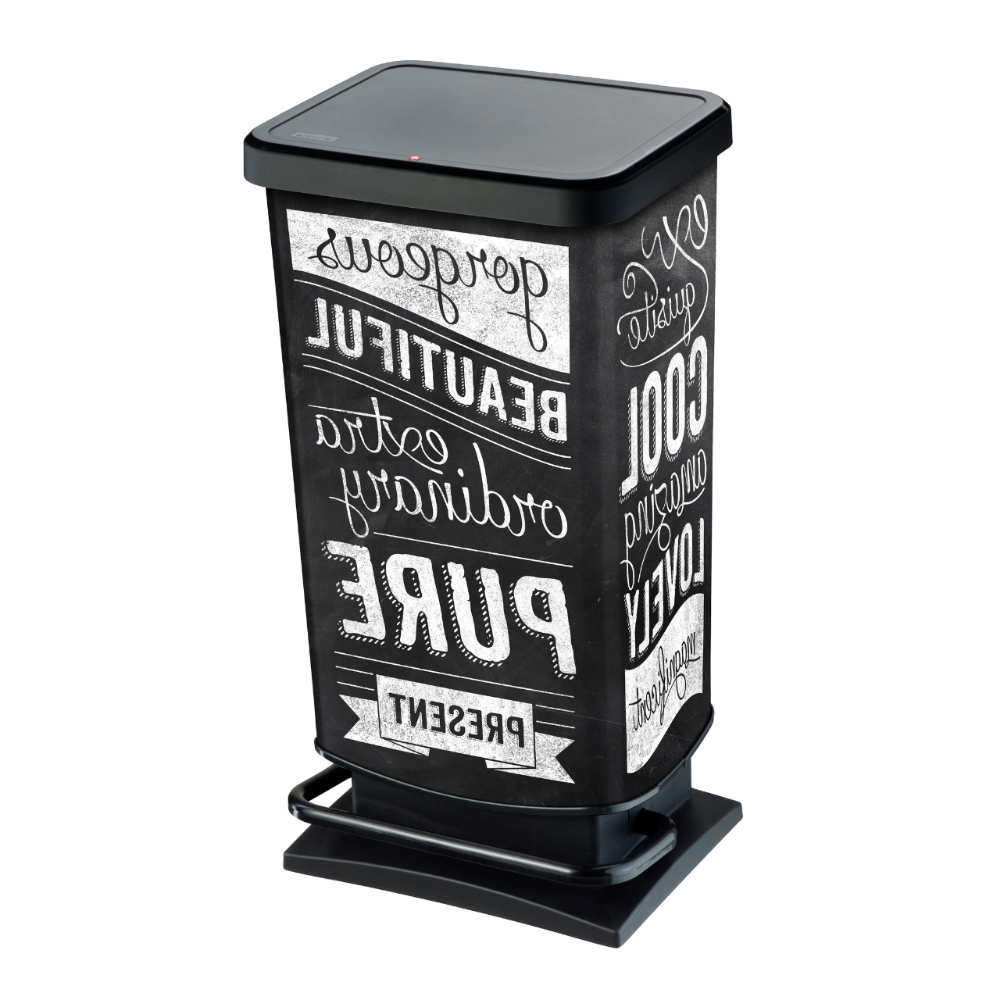 Coș de gunoi PASO - Rothopro 40L negru 