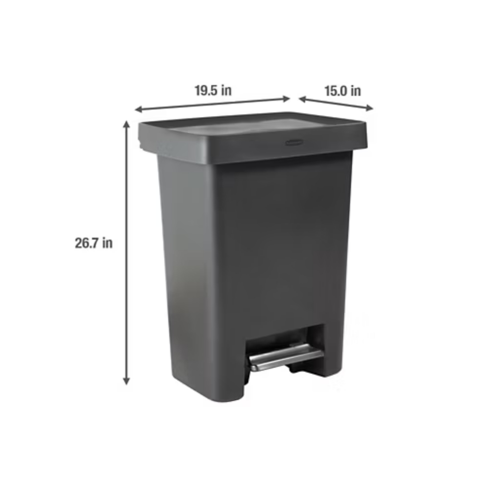 Coș de gunoi de mare capacitate, tip step-on - Rubbermaid