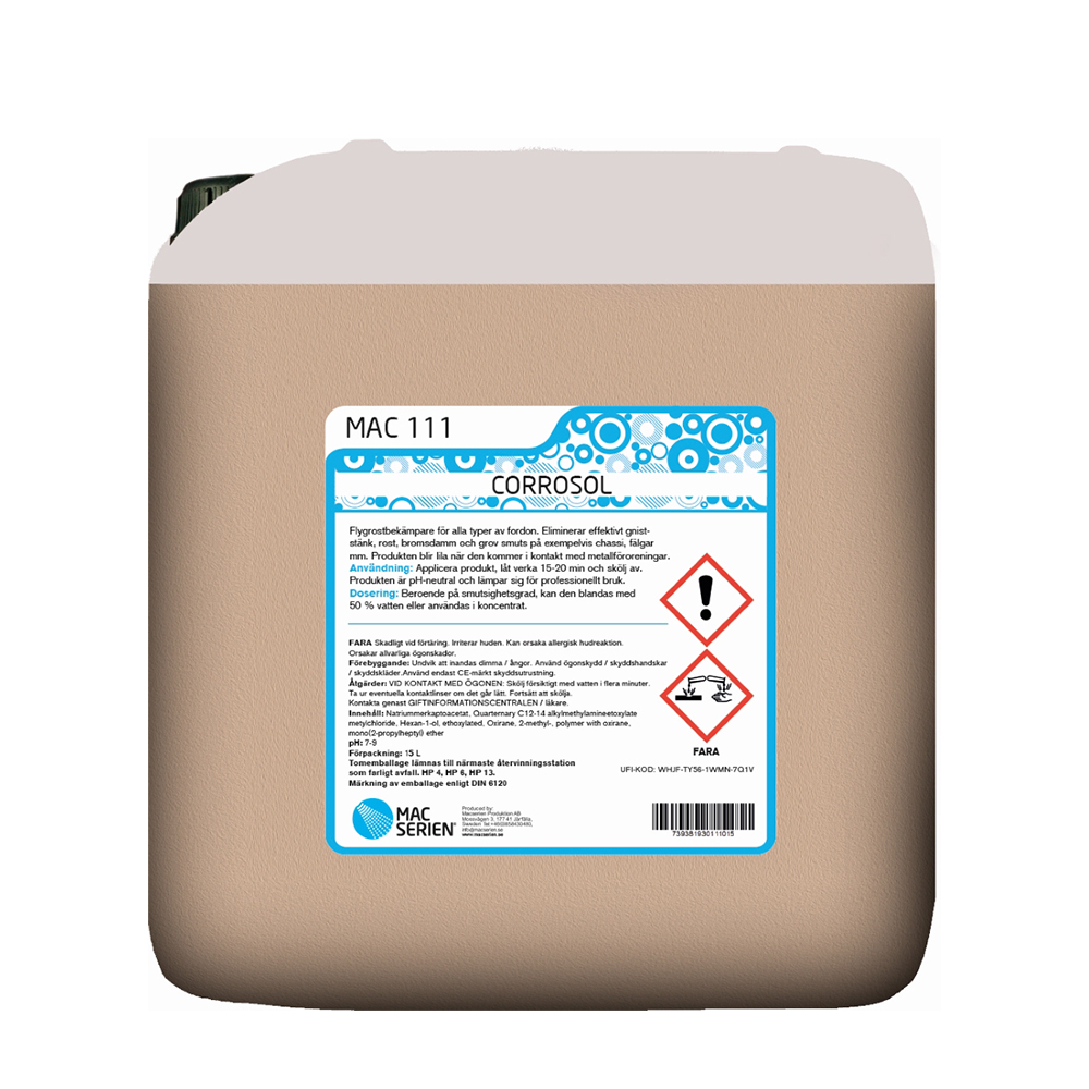 Solutie pentru indepartare rugina MAC 111, can.16.5 Kg - MacSerien