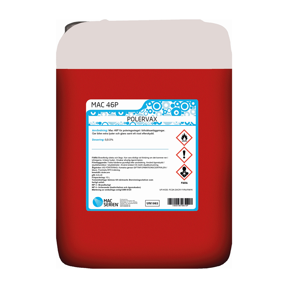 Ceara protectoare polish MAC 46P, can. 10 L - MacSerien