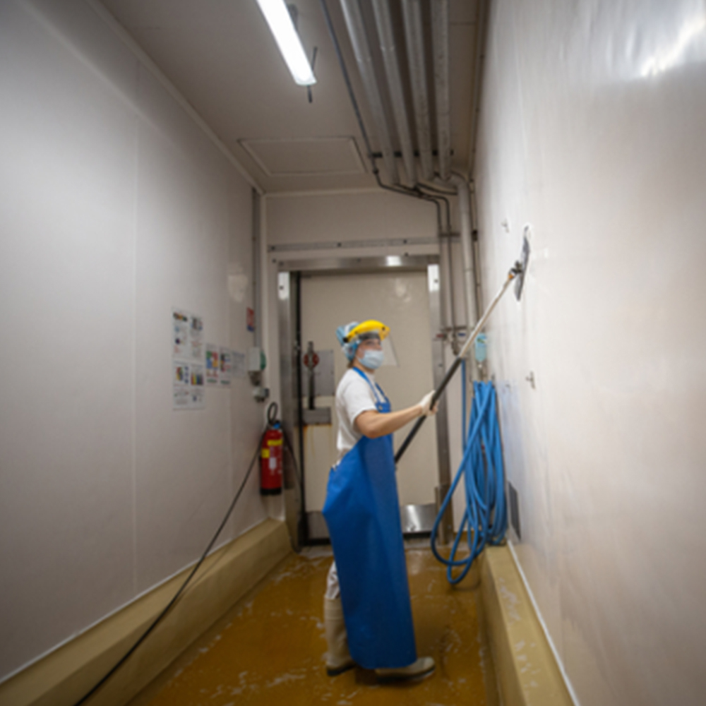 Mop de unica folosinta din microfibra cu prindere tip velcro, Vikan 40 cm