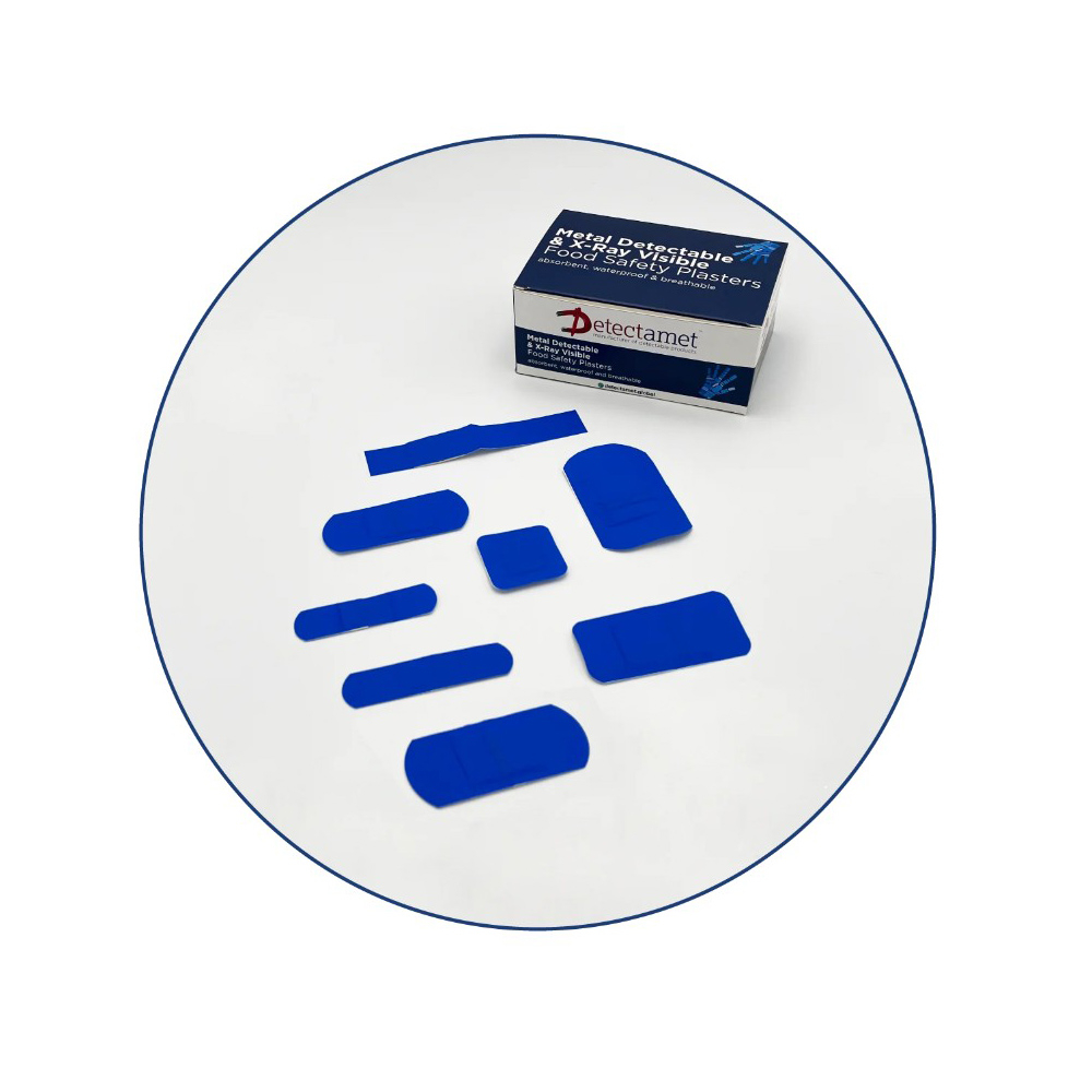 Plasturi metal-detectabili, 25 x 72 mm, 100 buc/set - Detectamet