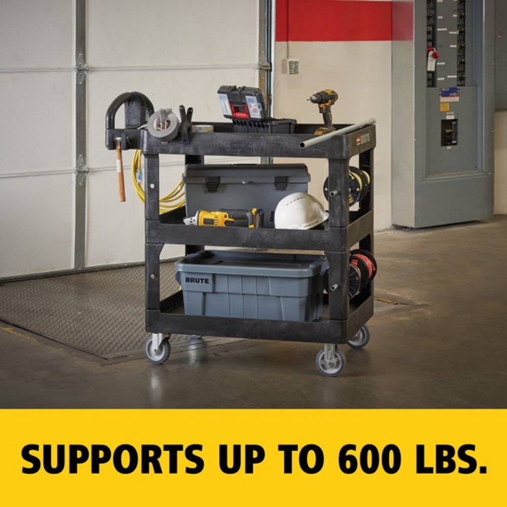 Carucior pentru servire cu 2 rafturi - Rubbermaind