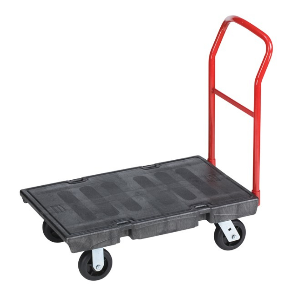 Carucior cu platforma pentru transport /manipulare marfuri - Rubbermaid 453 KG