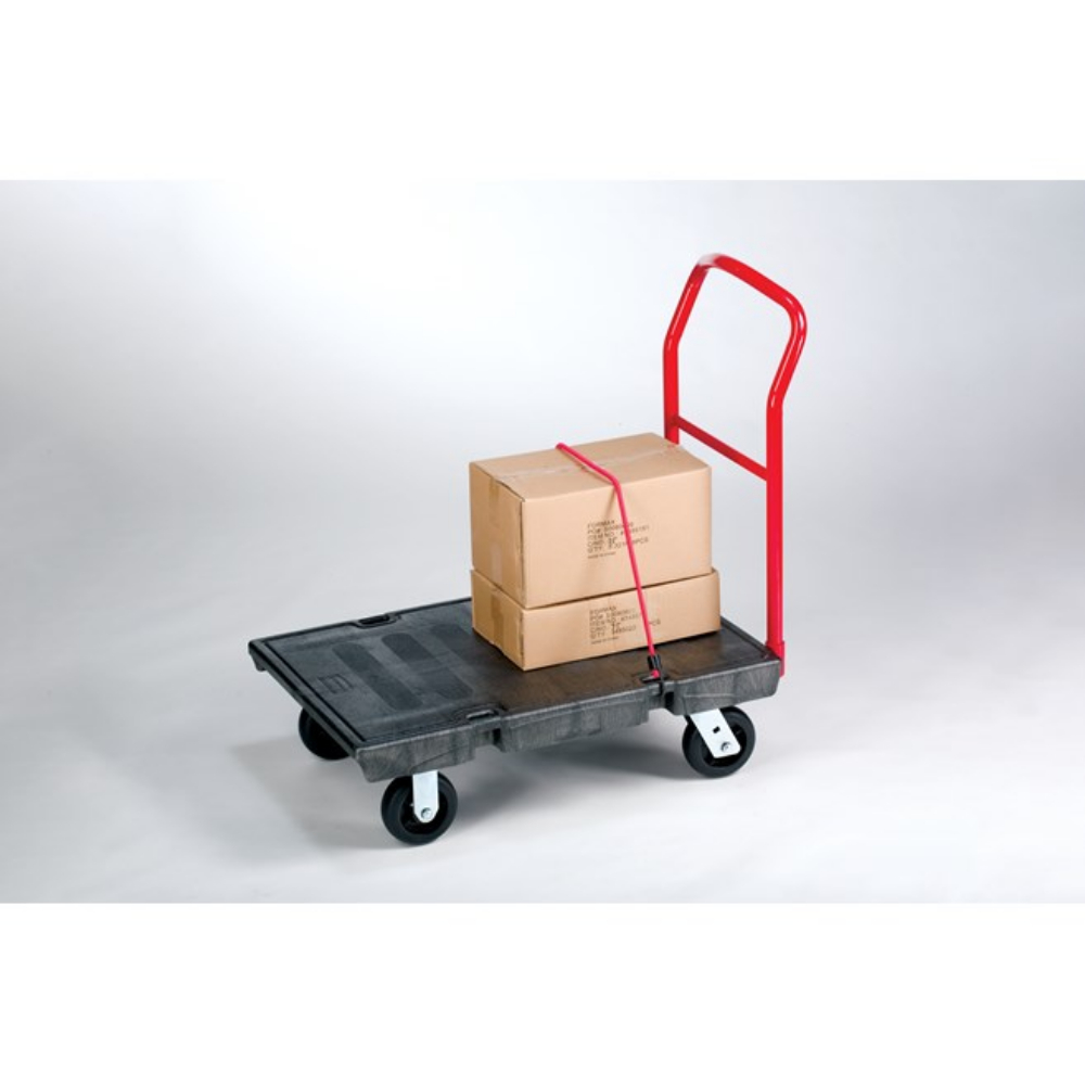Carucior cu platforma pentru transport /manipulare marfuri - Rubbermaid 453 KG
