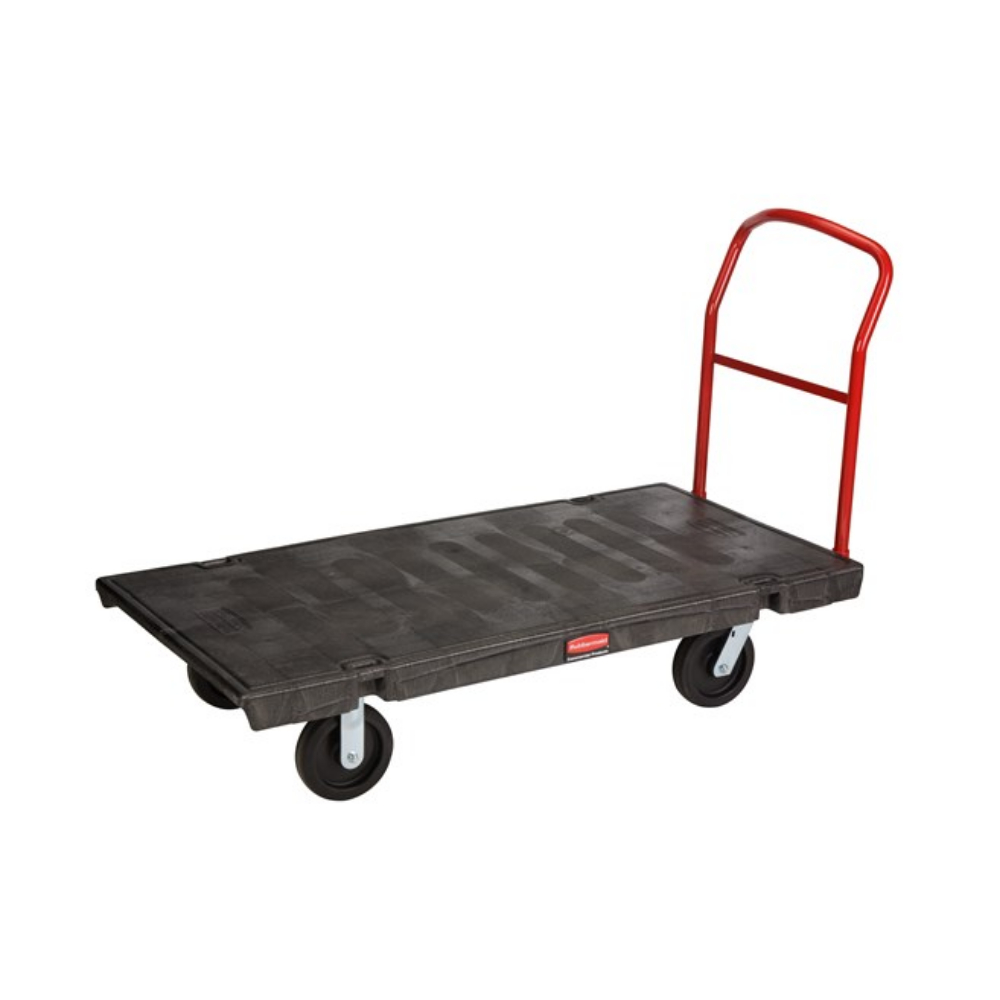 Carucior cu platforma transport / manipulare marfuri - Rubbermaid Mare