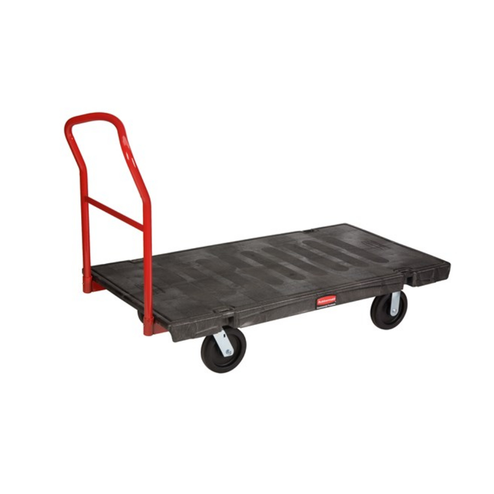 Carucior cu platforma transport / manipulare marfuri - Rubbermaid Mare