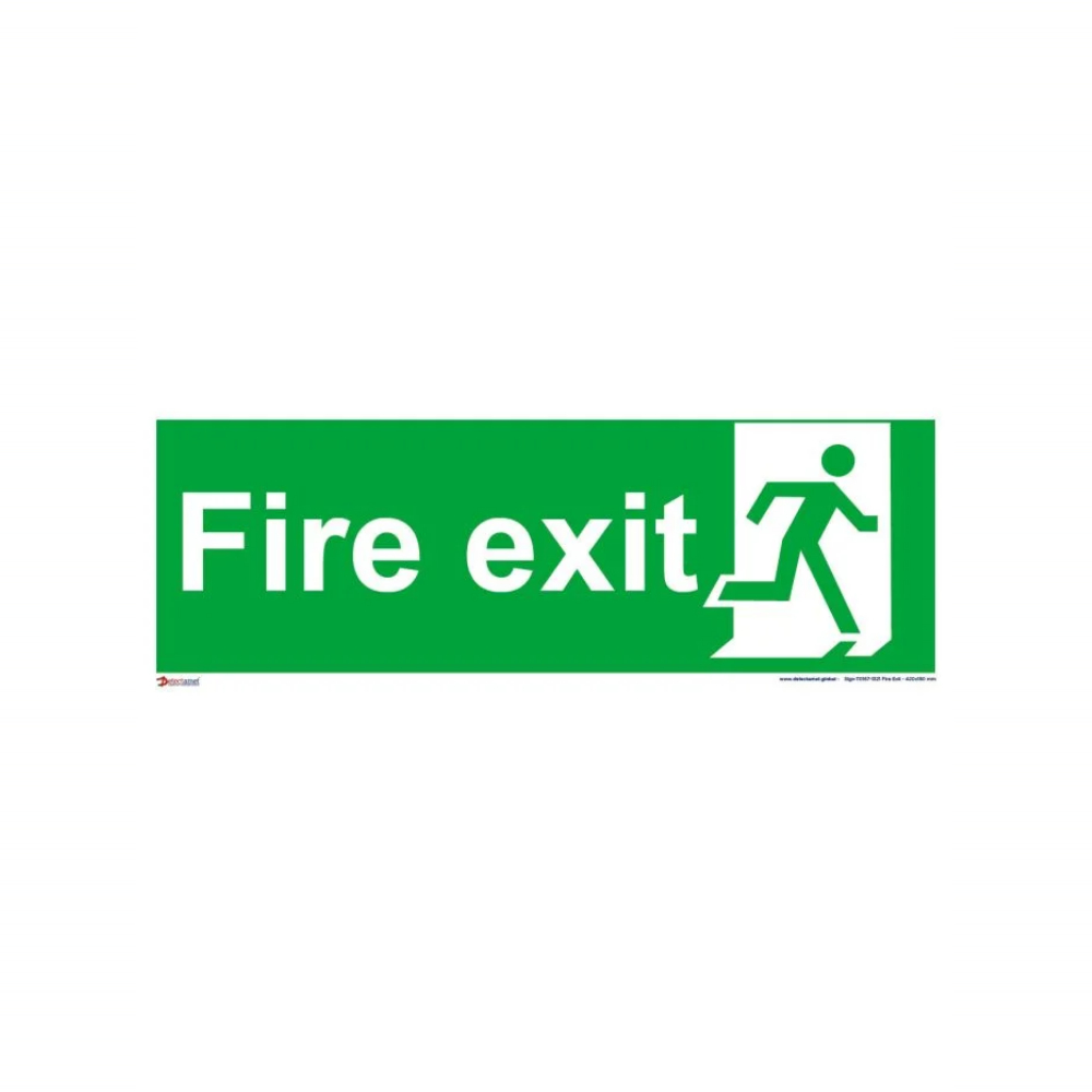 Semn  avertizare Iesire de urgenta - Detectamet