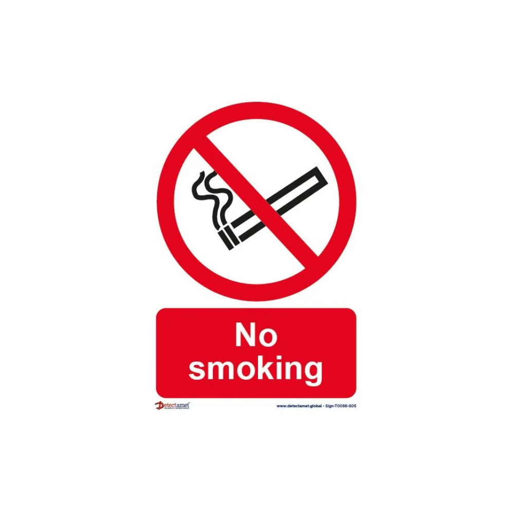 Semn avertizare  Fumatul Interzis - Detectamet