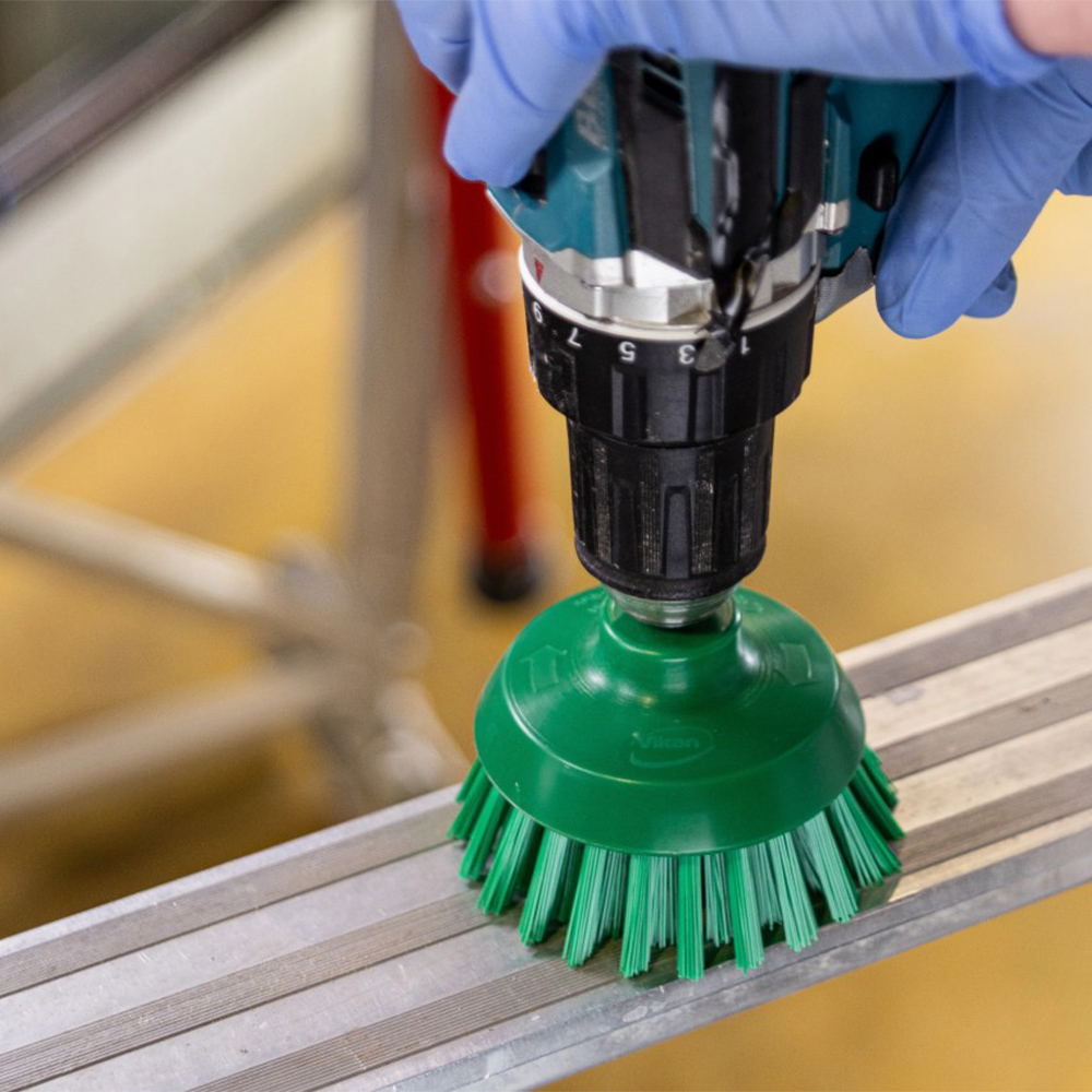 Perie circulara cu peri duri HyDrive, &Oslash;90 mm, Vikan