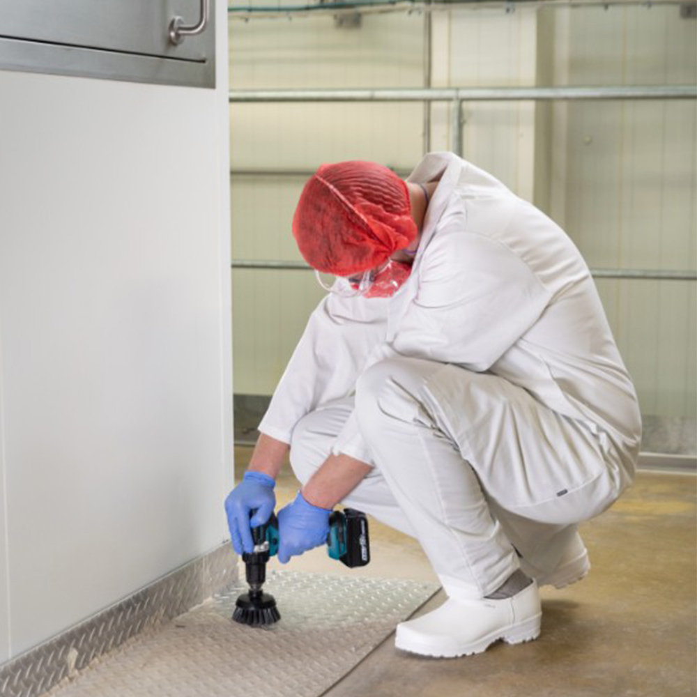 Perie circulara cu peri duri HyDrive, &Oslash;90 mm, Vikan