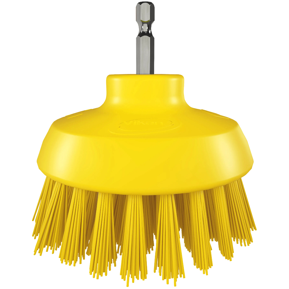 Perie circulara cu peri duri HyDrive, &Oslash;90 mm galben 