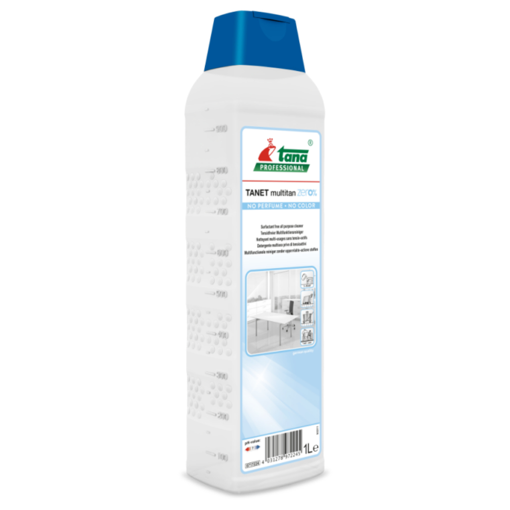 Detergent universal pentru suprafete si pardoseli Tanet Multitan Zero 1 L,  Tana Professional